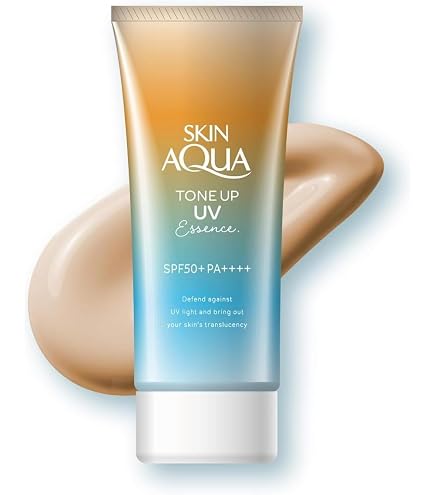 Amazon.com: Skin Aqua Sunscreen Tone Up Uv Essence Latte Beige