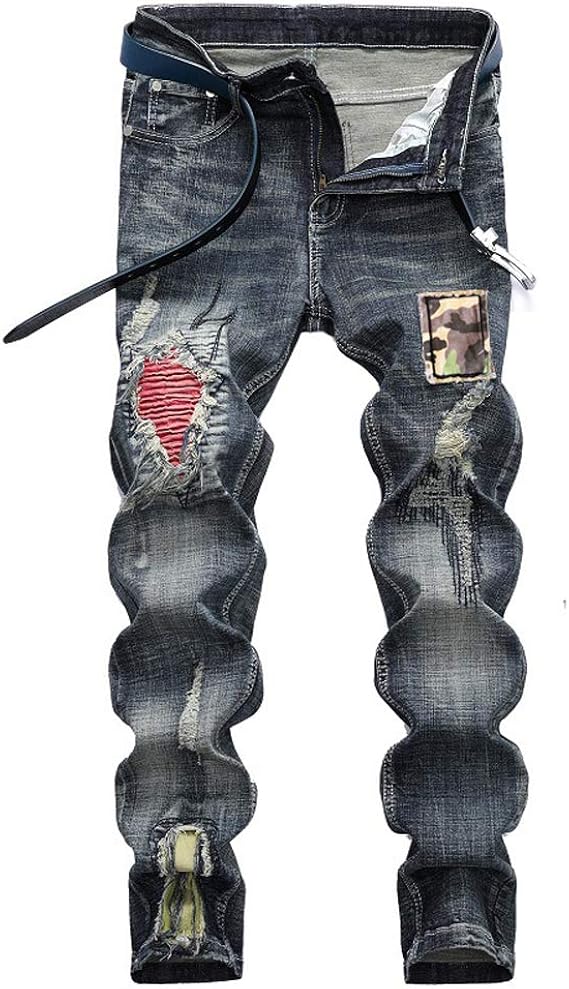 biker denim pants