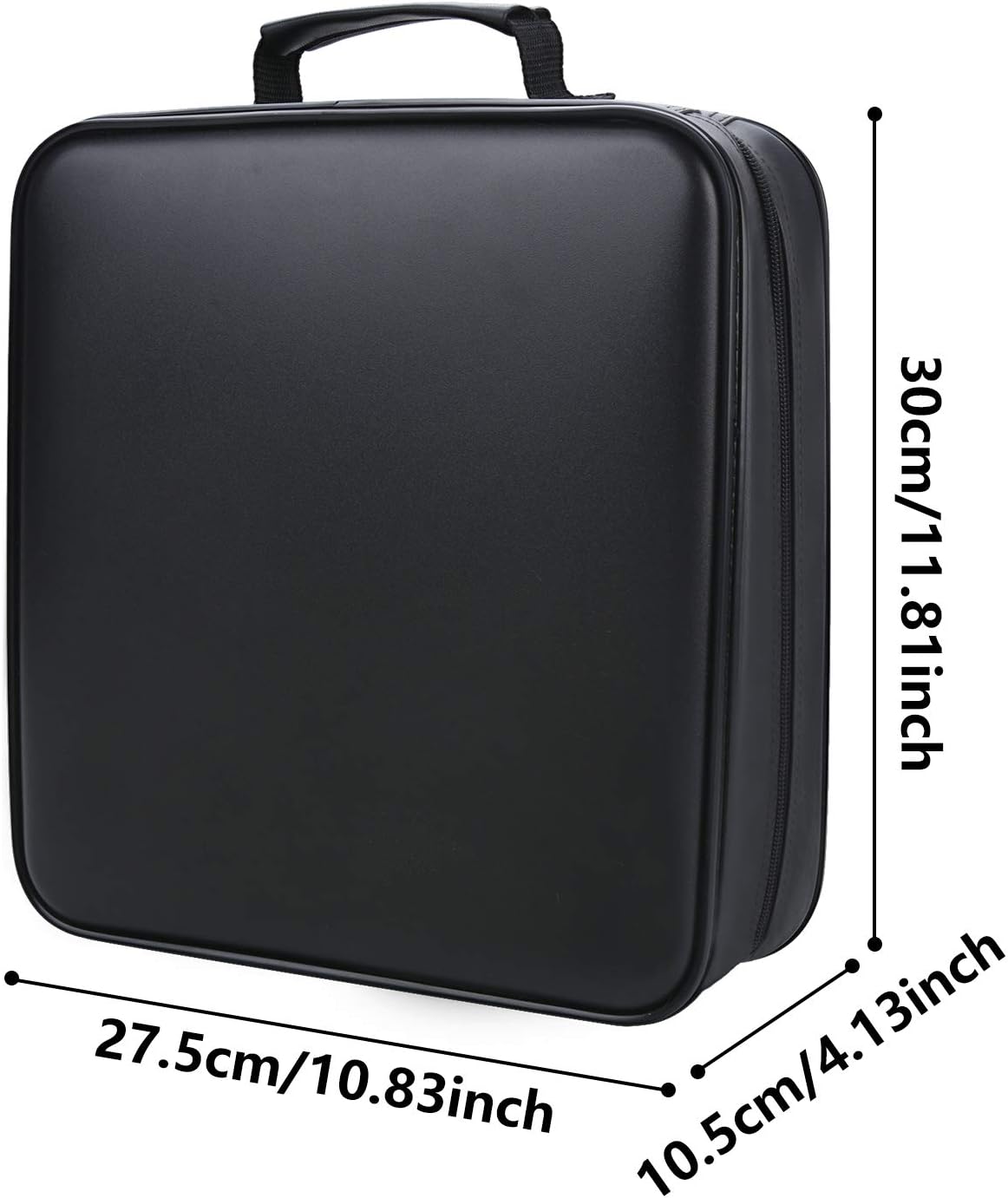 CD Case, COOFIT DVD Case 320 Capacity DVD Storage Case CD Organizer Discs Case for Travel (Black): Electronics