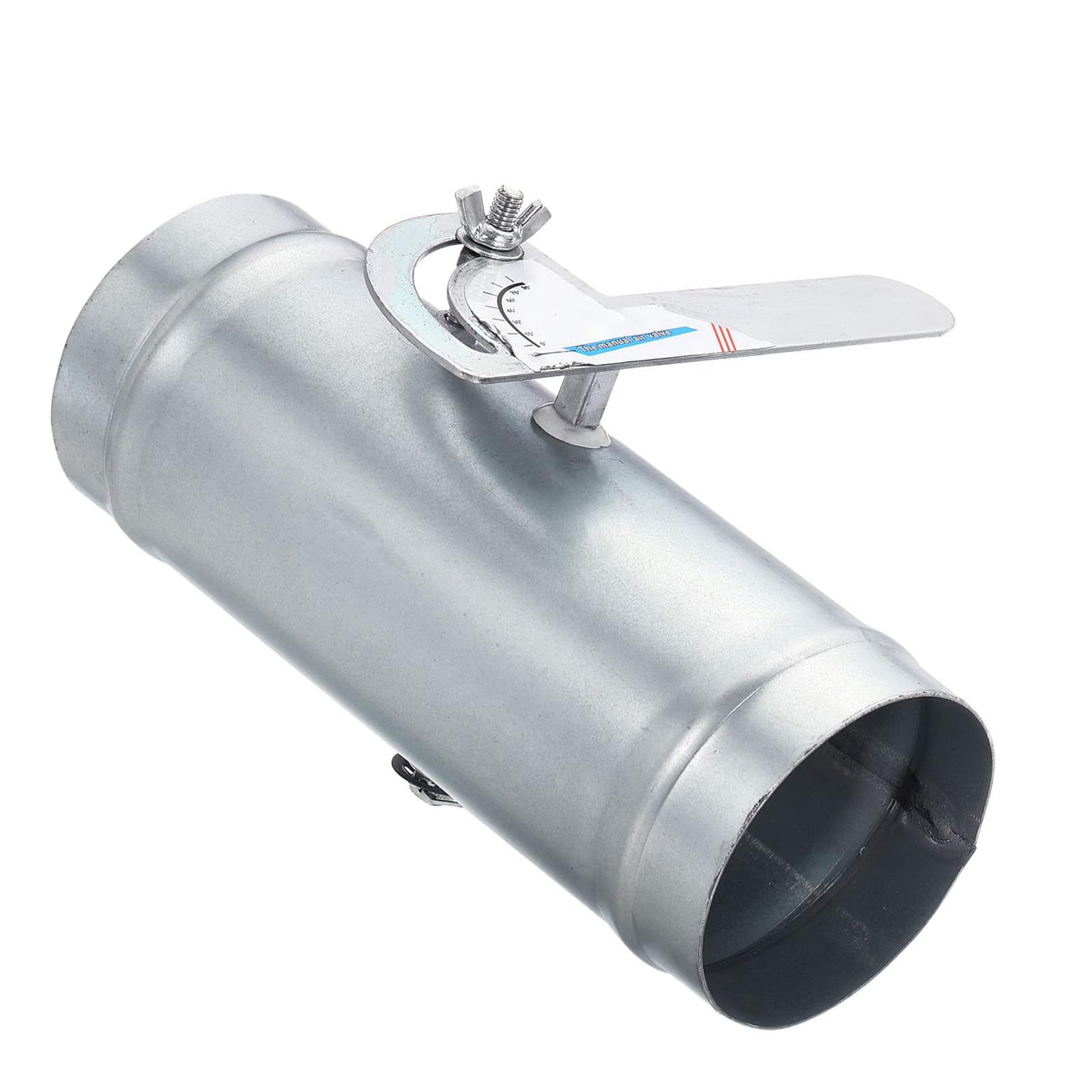 MACHSWON 3" HVAC Duct Manual Volume Damper, Metal Adjustment Airflow Ducting Branch Backdraft Damper Control Duct Backdraft Blocker for Air Ventilation System