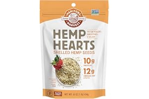 Manitoba Harvest Hemp Hearts Raw Shelled Hemp Seeds, 1lb; with 10g Protein & 12g Omegas per Serving, Non-GMO, Gluten Free - Packaging May Vary