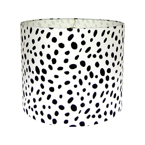black & white lamp shades