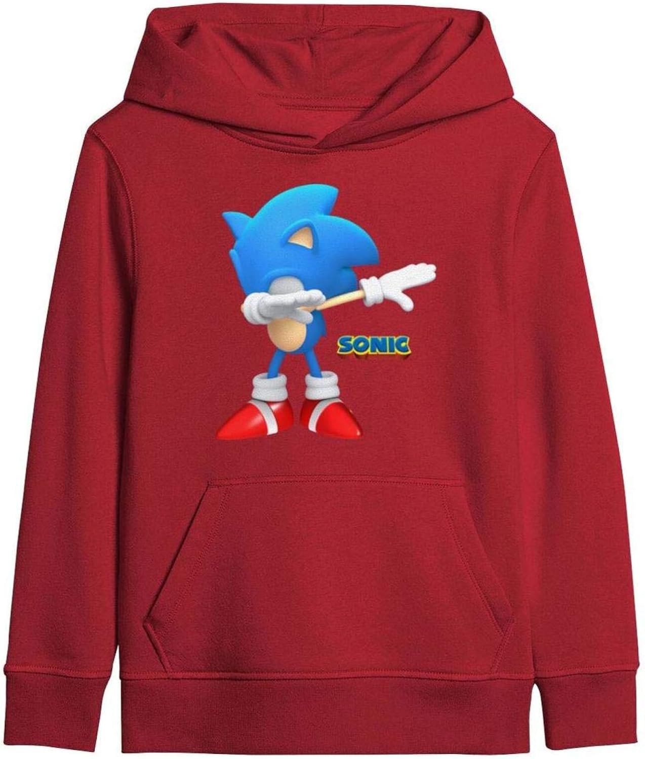 Boys Sports Sweaters SonicTheHedgehogArtLogo Ultra Soft Plush