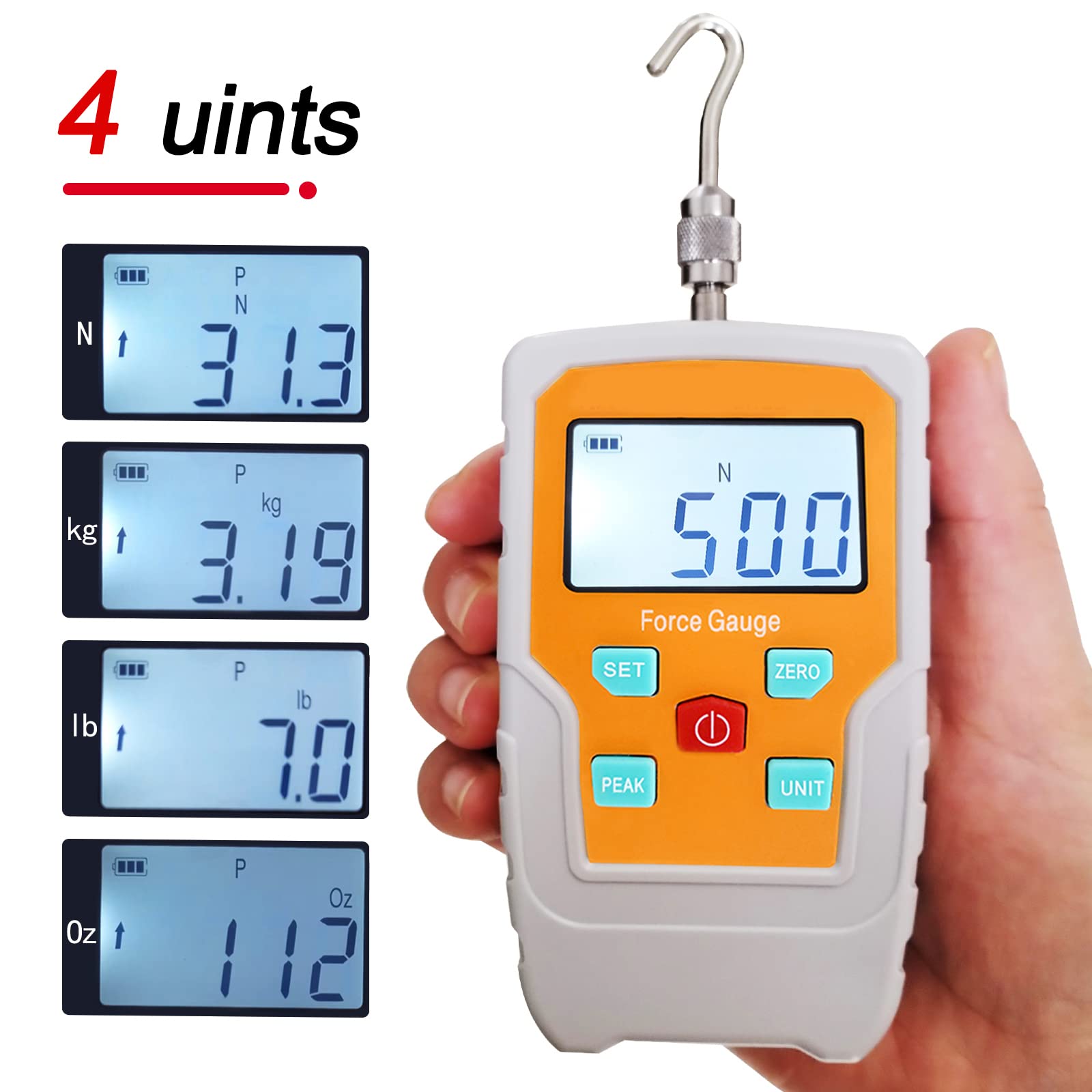 Mua Digital Electronic Pull Gauge Tester 110LB/500N Force Gauge Push ...