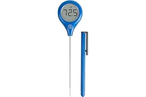 ThermoWorks ThermoPop 2, No. 1 Recommended Best-Value Instant-Read Thermometer - Nautical Blue