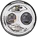 JW Speaker 0549711 (Single) 8700-Evii-12/24V Dot Headlamp Chrome