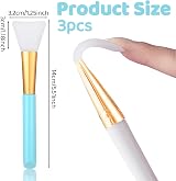 TuseRxln 3 Pcs Silicone Face Mask Brush Flexible Facial Mud Mask Beauty Tool view 2