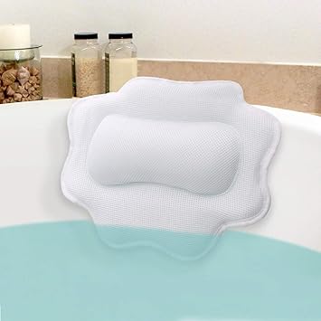 Amazon Com Beautypical Anti Mold Bathtub Spa Pillow Non Slip 4