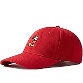 Disney Mens Baseball Cap, Mickey Mouse Adjustable Hat for Adult