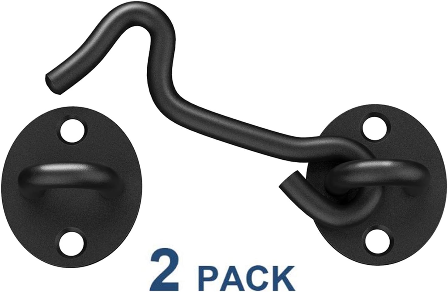 Barn Door Latch, 2 Pack 4'' Barn Door Lock Heavy Duty Solid Thicken