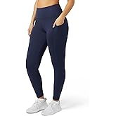 No Nonsense Womens Workout Leggings for Women with Tummy Control, Athletic Leggings with Pockets, High Waist Yoga Pants