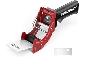 PROSUN Fast Reload 2 Inch Tape Gun Dispenser Packing Packaging Sealing Cutter TG01 (Red)