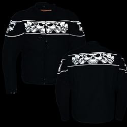 Milwaukee Leather Men's Armored Textile Motorcycle