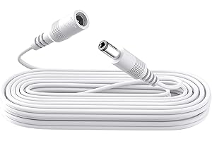 ANLINK 10ft 3M DC Power Extension Cable, DC 12V Power Adapter Extension Cord 5.5mm x 2.1mm for CCTV Security Camera/Router/LE