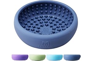 Dog Lick Bowl, Bestalk Anxiety Relief Lick Mat for Dogs, Non-Slip Freeze Licking Bowl Enrichment Puzzle Feeder for Distraction, BPA Free Silicone, Dishwasher Safe
