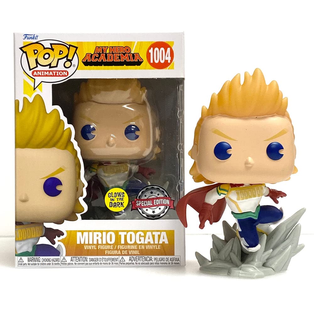 Funko POP! Animation: My Hero Academia (MHA) - Mirio - Glow In the Dark - Collectable Vinyl Figure - Gift Idea - Official Merchandise - Toys for Kids & Adults - Anime Fans