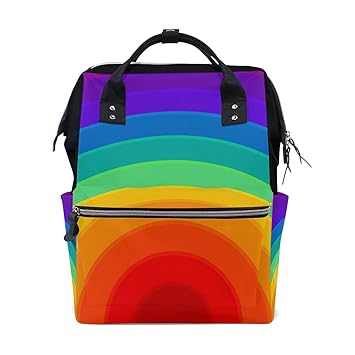 rainbow diaper bag