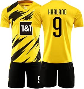 Amazon.com: AELN Kids Football Jersey Set-9# Haaland ...