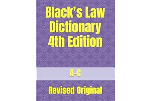 Black's Law Dictionary 4th Edition: Revised Original
