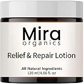 Mira organics Relief Repair Lotion, Cream With 100% Natural Ingredients | Intense Moisture | Non-greasy | Absorbs Fast | for Various Body Parts (1 PCS)