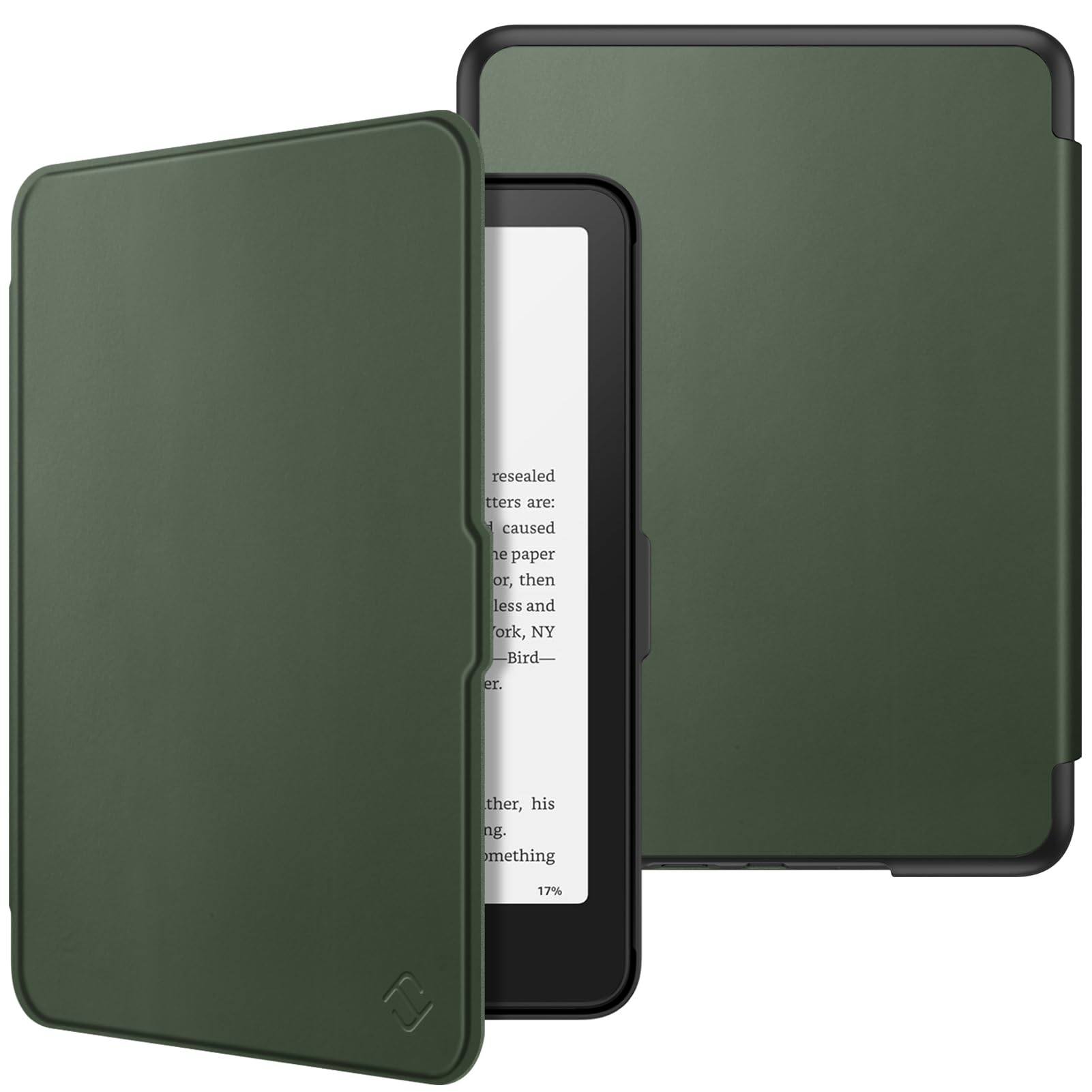 FINTIE Case for 7" All-New Kindle Paperwhite (12th Generation-2024) & Kindle Colorsoft Signature Edition, Slim Lightweight Shell PU Leather Protective Cover with Auto Sleep/Wake, Alpine Green