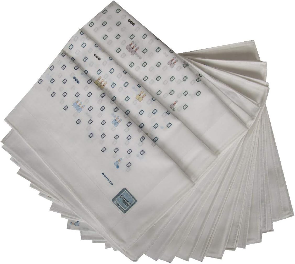 3 Fazzoletti In Cotone Perofil 45x45 Cm - Con Orlo Rulè, Bianchi E Lavabili - Foto 8