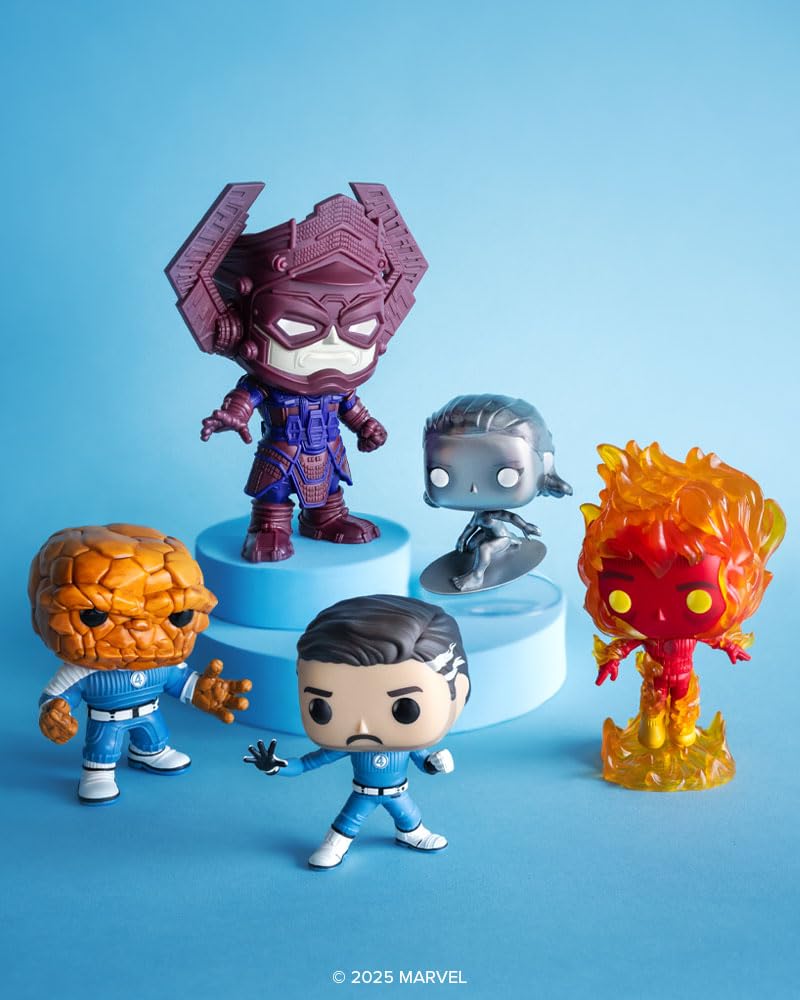 Funko Pop! Marvel: The Fantastic Four: First Steps - Human Torch - Fantastic Four (2025) - Collectable Vinyl Figure - Gift Idea - Official Merchandise - Toys for Kids & Adults - Movies Fans
