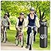 WaterVault K2 - Double Wall Vacuum Insulated 18/8 Stainless Steel Water Bottle - 20 Ounce - Black Matte