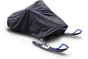 Heavy Duty Snowmobile Cover for Ski Doo Renegade 900 ACE 2018-2021, All-Weather Protection Water Resistant Trailerable Sled S