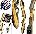 Spyder Takedown Recurve Bow - Hunting & Target Bow - Fast, Accurate, Versatile - Handcrafted Riser - Fiber Glass Maple Limbs - 62