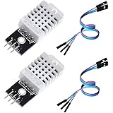 HiLetgo 2pcs DHT22/AM2302 Digital Temperature And Humidity Sensor Module Temperature Humidity Monitor Sensor Replace SHT11 SH