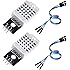 HiLetgo 2pcs DHT22/AM2302 Digital Temperature and Humidity Sensor Module Temperature Humidity Monitor Sensor Replace SHT11 SH