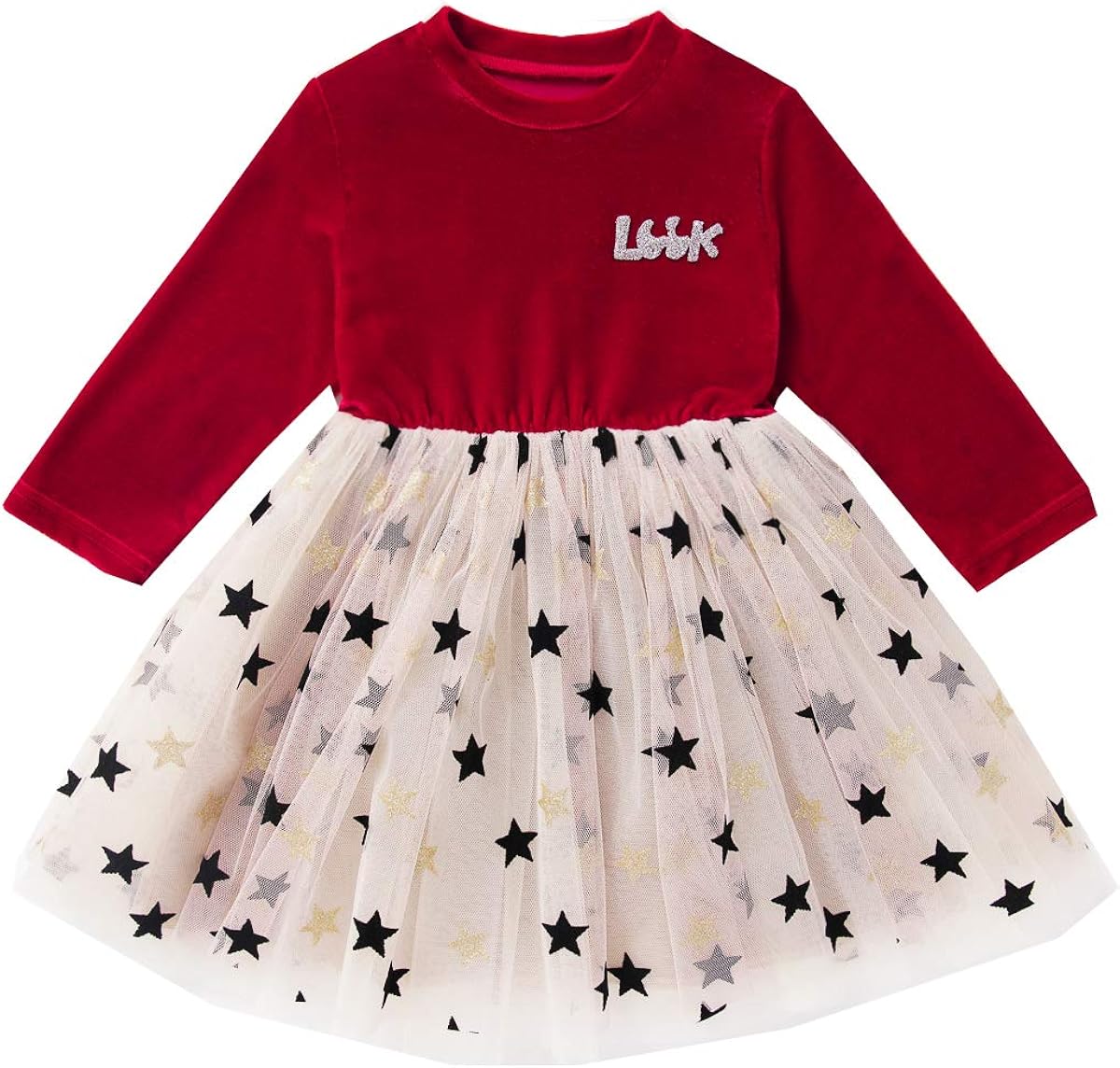 baby long sleeve tutu dress
