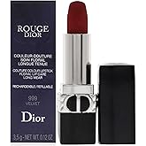 Christian Dior Rouge Dior Couture Lipstick - 999 Velvet Lipstick (Refillable) Women 0.12 oz