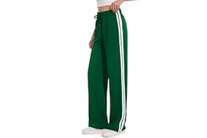 Tapata Women's 28/30/32/34 Inseam Track Pants Loose Straight Leg Jogging Sweatpants Warm-Up Sports Athletic Running