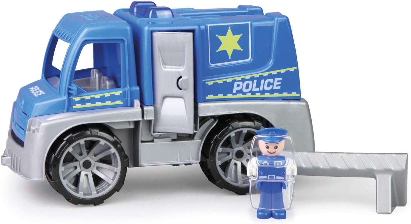 Lena 04455, TRUXX police emergency vehicle with police officer play figure, police car with accessories - Image 3