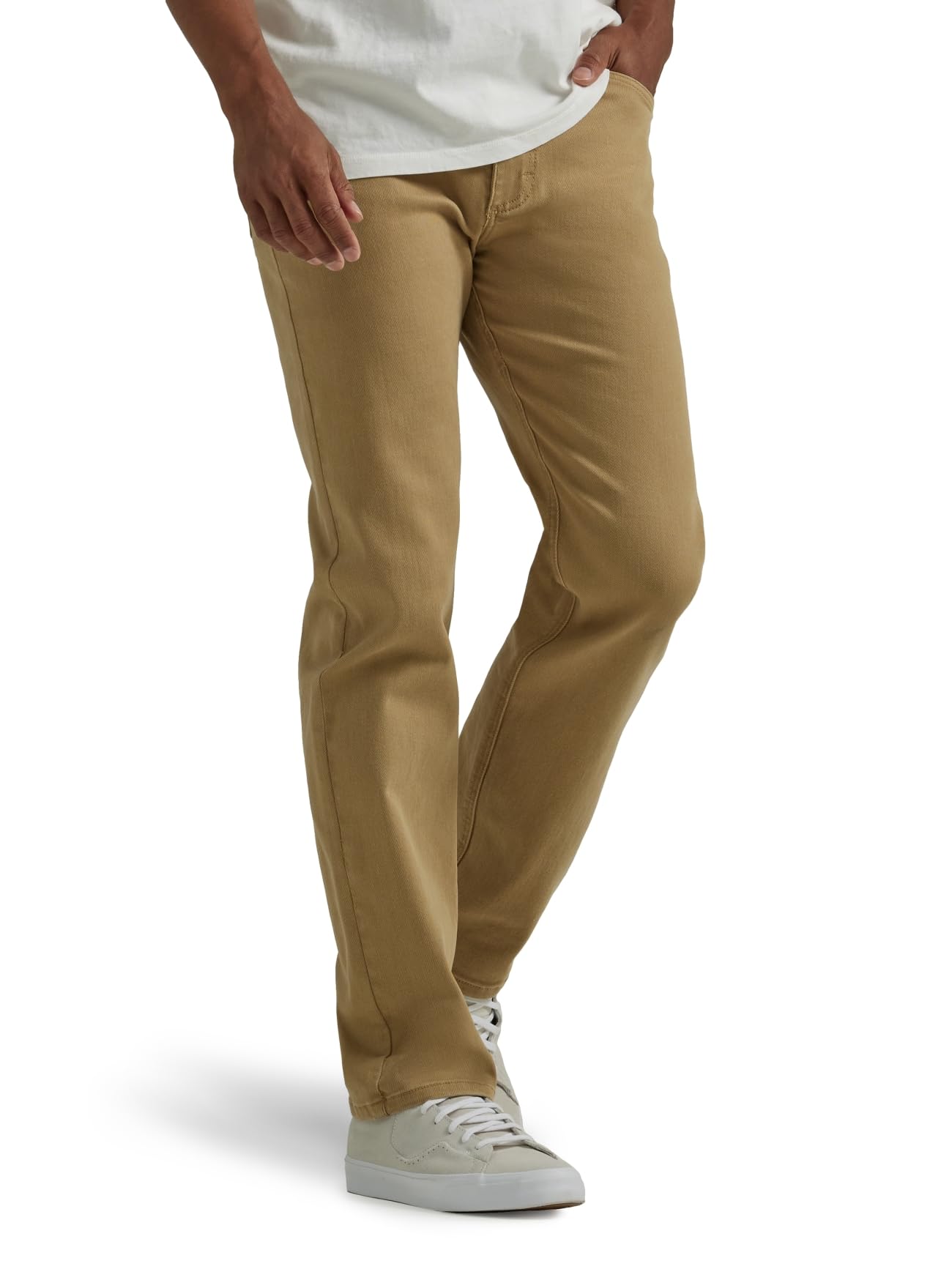 Wrangler Authentics Men's Classic 5-Pocket Regular Fit Flex Jean, Harvest Image