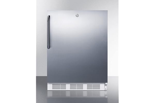 Summit Appliance FF7LWBISSTBADA 32.25 x 23.63 x 23.5 in. ADA Compliant Built-In Undercounter All-Refrigerator White Cabinet