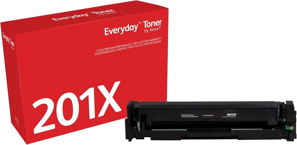 Xerox Compatible HP 201X CF400X Black Toner High Capacity 2800 Pages