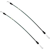 ZHMILY 2 Pcs Door Handle Cable Inner Front Driver for 2004-2009 Kia Spectra 81371-2F000