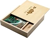 LXSINO 32GB USB 3.0 Maple Wood Flash Drive "Mr & Mrs" Gift Box Wedding Couple view 2