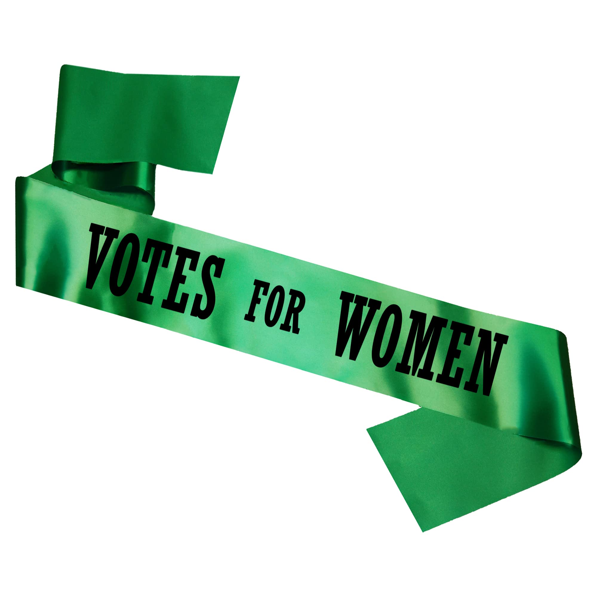 My Pretty Little Gifts 'Votes for Women' Suffragette Sash: Green, Purple, Yellow, White: Emmeline Pankhurst Costume (Green)