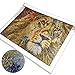 staroar 5D Diamond Painting Kits for Adults Special Shaped Full Crystal Rhinestone - Lion (44X34CM) Cross Stitch Diamond Art Craft