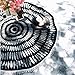 LJKEN Indian Mandala Round Roundie Beach Throw, Tassel Fringing Cotton Throw Tapestry Yoga Mat Table Cloth Hippy Boho Gypsy Tablecloth Wall Hanging