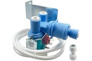 YIGIAO IMV708 W10408179 4389177 Water Inlet Valve for Whirlpool, Kenmore, Maytag, Amana, Ikea Refrigerator, Replacement Parts Number W10408179VP, W10155357, 2186486, 2205762, 2304757