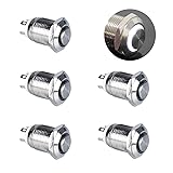 DMWD 5pcs 12mm Metal Waterproof Anti-Vandal