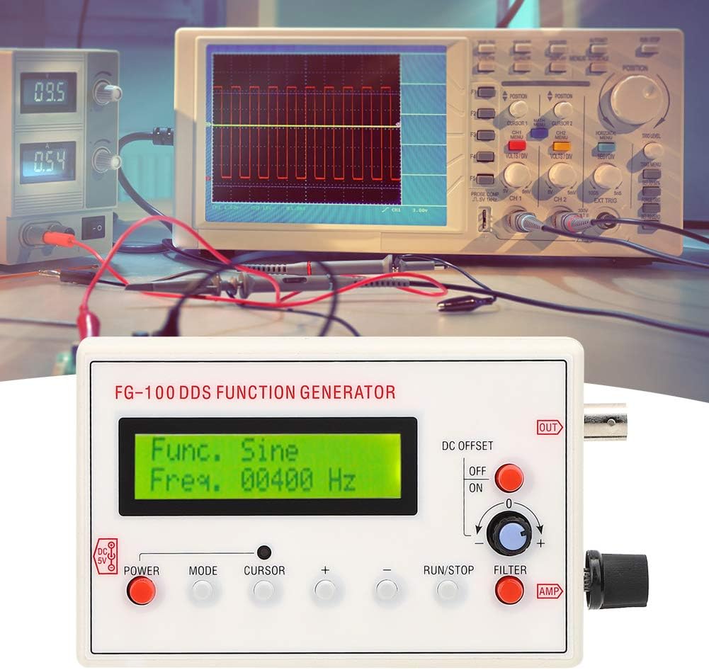 DDS Function Generator, Strong Small Functional Frequency Generator, for Oscilloscope Impulse