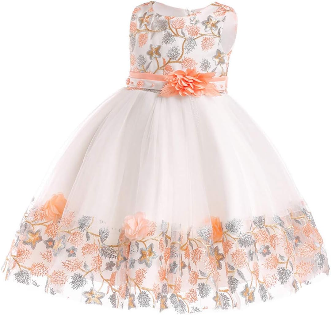 6M-9T Toddler Pageant Flower Girl Lace Dress Little Girls Party Wedding Formal Dresses