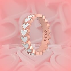 Enso Rings Hearts Accent Silicone Ring Collection