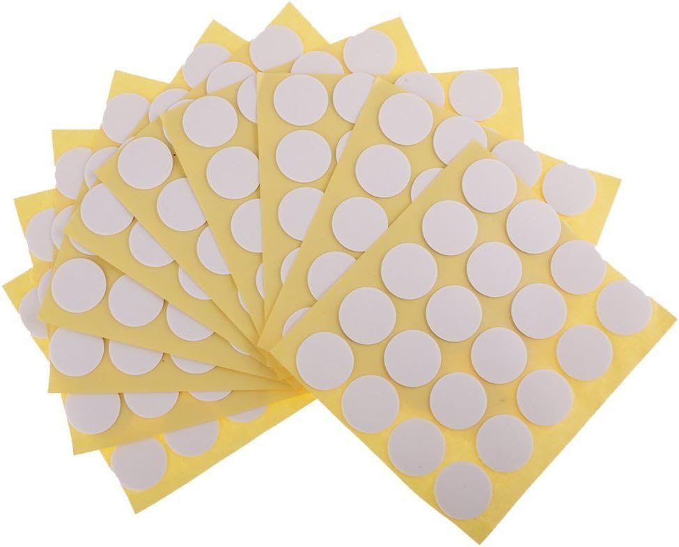 SGerste Candle Wick Sticker Double-Sided Sticky Dots for DIY Candle Making 20mm 200 Pieces